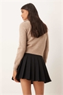 Мини-юбка в складку артикул 150932781