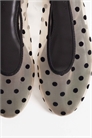 Балетки с узором в горошек артикул 154237168