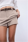 Мини-юбка с ремнем артикул 156166574