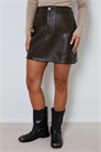 Мини-юбка из искусственной кожи артикул 155550689