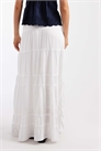 Макси-юбка с отворотом артикул 155638038