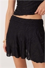 Мини-юбка с текстурной сборкой на талии и расклешенным низом co-ord артикул 152314702
