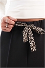Брюки с бантиком в леопардовом принте артикул 151055095