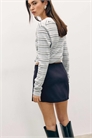 Юбка-шорты с боковым разрезом артикул 155663665