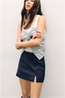 Юбка-шорты с боковым разрезом артикул 155663665