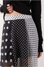 Юбка макси из прозрачной ткани артикул 153085678