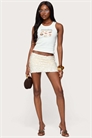 Мини-юбка-шорты Evelina с пайетками артикул 155848931