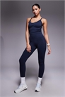 Леггинсы для фитнеса с высокой талией и плавным переходом артикул 151864494
