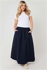 Юбка макси с сборками на талии артикул 155550772