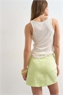 Мини-юбка с драпировкой по бокам артикул 144537747