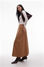 Юбка-макси свободного кроя артикул 152626722