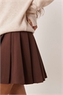 Мини-юбка в складку артикул 153398221