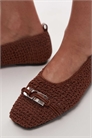 Балетки Maui коричневого цвета артикул 148922469