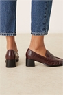 Лоферы «Siren» на среднем каблуке артикул 146849097