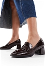 Лоферы на каблуке артикул 151092325