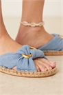Эспадрильи-муле с узелками из нефрита артикул 153019573