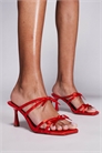 Сандалии-муле TayTay на каблуке с бантиком артикул 147661335