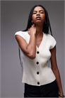Вязаный жилет-майка артикул 144644434