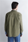 Расслабленная рубашка из хлопкового поплина пима артикул 1289730013
