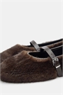 Балетки из искусственного меха артикул 154867187