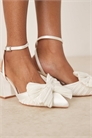 Свадебные туфли на каблуке Sierra с бантиком артикул 140311842