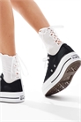 Кроссовки Chuck Taylor All Star Lift Ox Wide Fit на платформе артикул 133484679