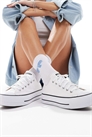 Кроссовки Chuck Taylor All Star Lift Ox Wide Fit на платформе артикул 133484680