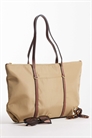 Классическая сумка-тоут с контрастными ручками артикул 155244267