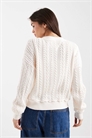 Кардиган с объемным кроем и узором «коса» артикул 154158757