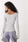 Топ Nova с длинными рукавами и круглым вырезом артикул 154898898