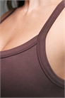 Спортивный бюстгальтер со средней степенью поддержки, с бесшовной ребристой вставкой и регулируемыми бретелями артикул 151864212
