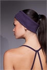 Мягкая повязка на голову для йоги с рюшами артикул 151345094