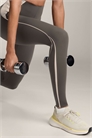 Леггинсы до щиколотки с уплотненной отражающей вставкой в области голени артикул 155588595