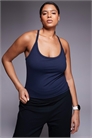 Мягкая на ощупь майка для йоги Curve Icon с встроенным бюстгальтером и регулируемыми бретелями артикул 151735765