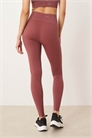Базовые утягивающие леггинсы до щиколотки темно-розового цвета артикул 151277855
