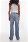 Джинсы средней посадки свободного кроя с прямым силуэтом артикул 142170367