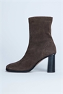 Ботильоны Nellie из натуральной замши на каблуке артикул 144913754