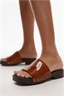 Кожаные деревянные сабо Harley премиум-класса артикул 143185713