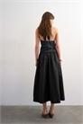 Макси-юбка-салон с заниженной талией артикул 149623250