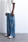 Брюки с широкими брючинами и гофрированной полоской артикул 149516240