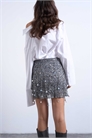 Мини-юбка с пайетками артикул 148193247