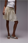 Мини-юбка из гофрированной ткани артикул 142432512
