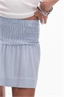Мини-юбка из льняной ткани с рюшами артикул 144138895