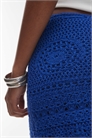 Мини-юбка из вязаного крючком трикотажа «Рара» артикул 144907156