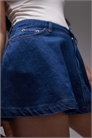 Мини-юбка из джинсовой ткани артикул 147470944