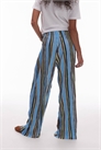 Брюки с широкими брючинами и гофрированной полоской артикул 146857833