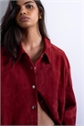 Рубашка из натуральной замши артикул 150228585