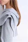 Асимметричный топ с длинными рукавами, с эффектом «софт-тач» и драпировкой в стиле «бардо» артикул 154340883