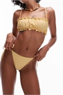 Бикини-стринги с оборками в стиле Майами артикул 140470534