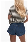 Джинсовые шорты А-силуэта артикул 139622959